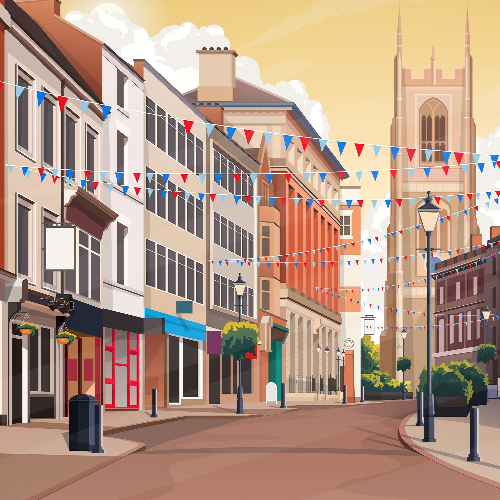 ENGLAND - LUSH VIEW PRINTS