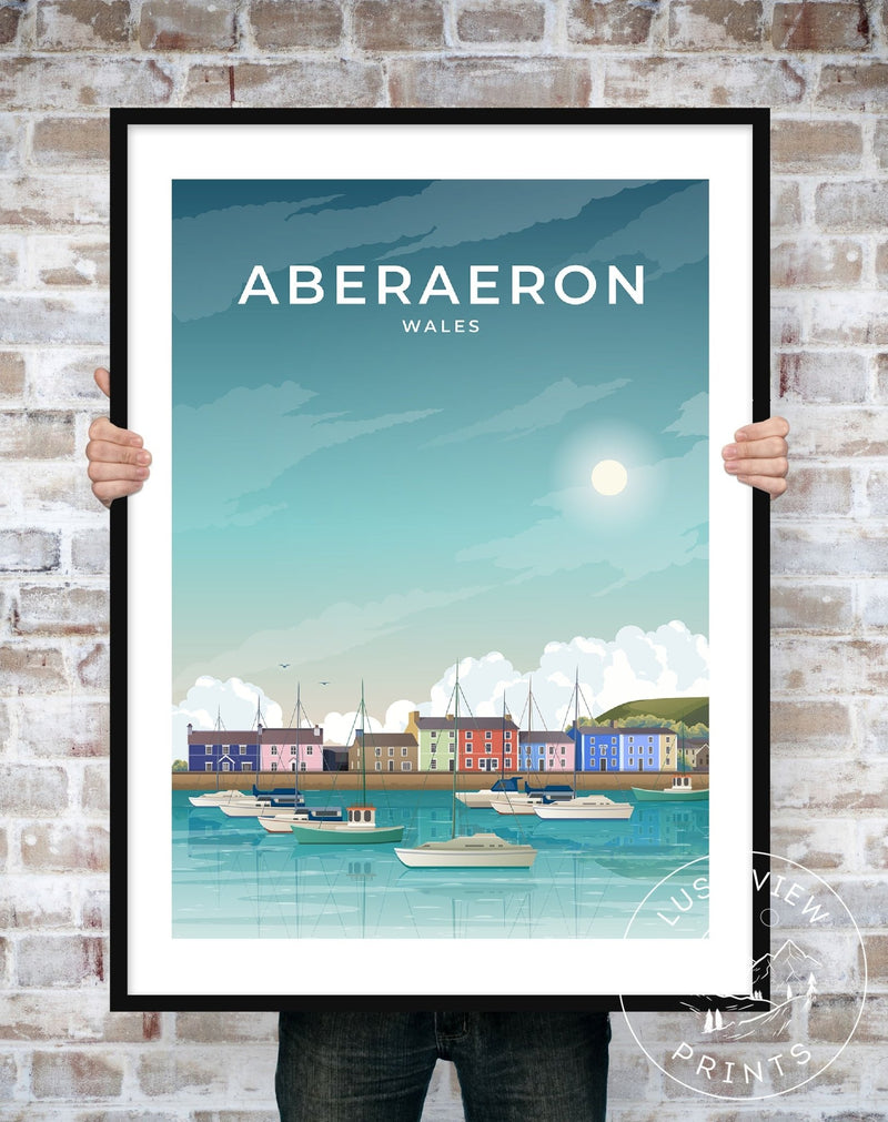ABERAERON - WALES - LUSH VIEW PRINTS