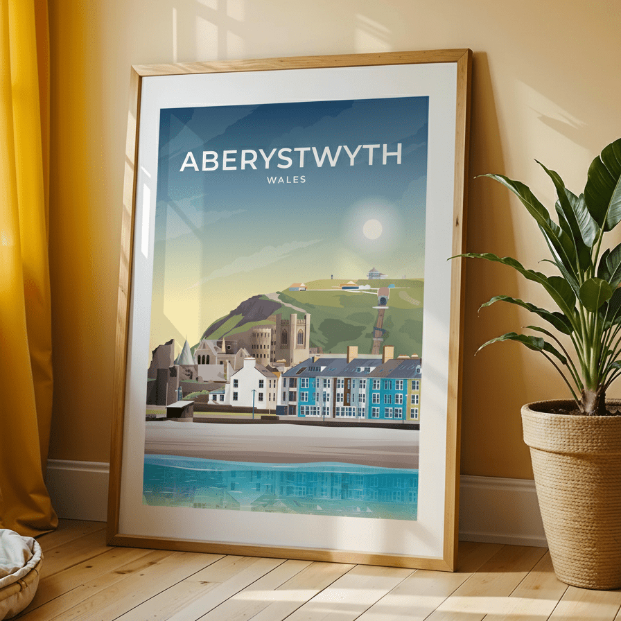 ABERYSTWYTH PRINT | WALL ART - LUSH VIEW PRINTS
