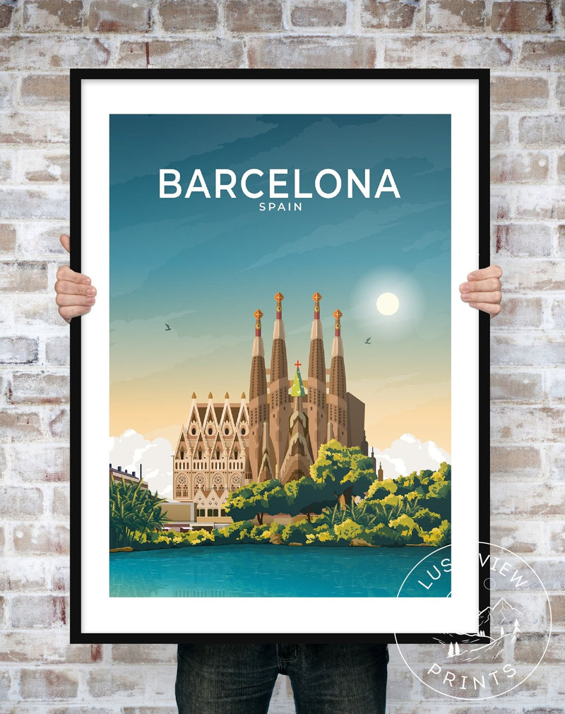 BARCELONA - SPAIN - LUSH VIEW PRINTS