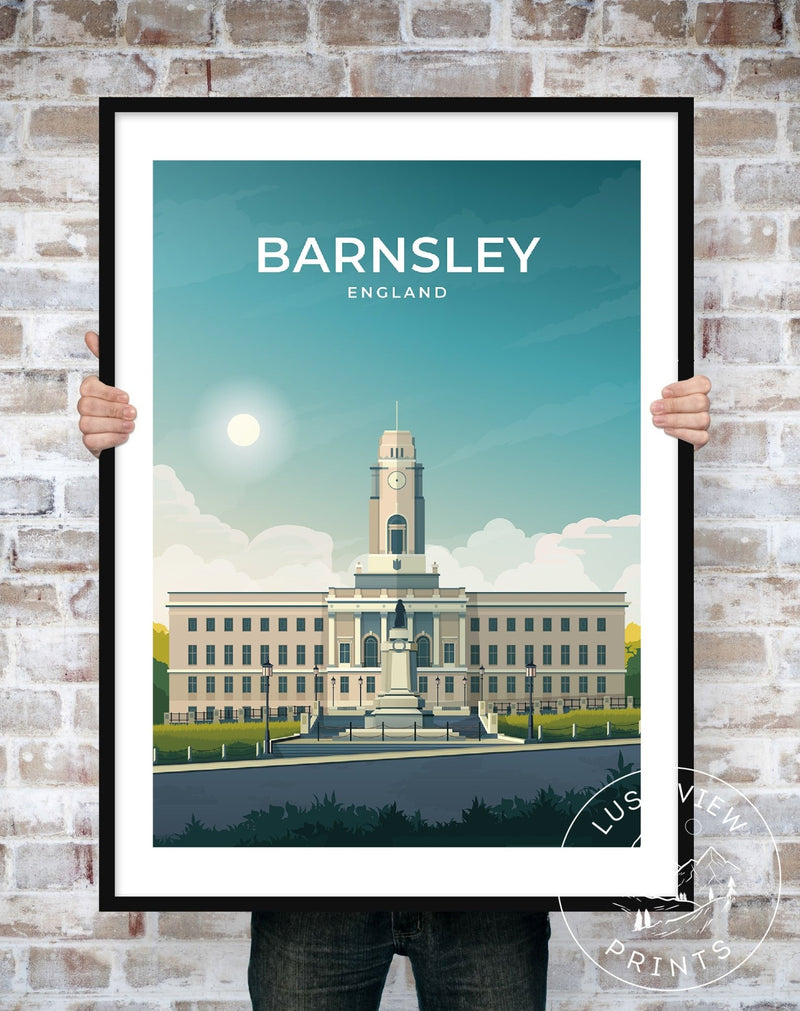 BARNSLEY - ENGLAND - LUSH VIEW PRINTS