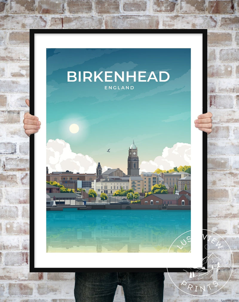 BIRKENHEAD - ENGLAND - LUSH VIEW PRINTS