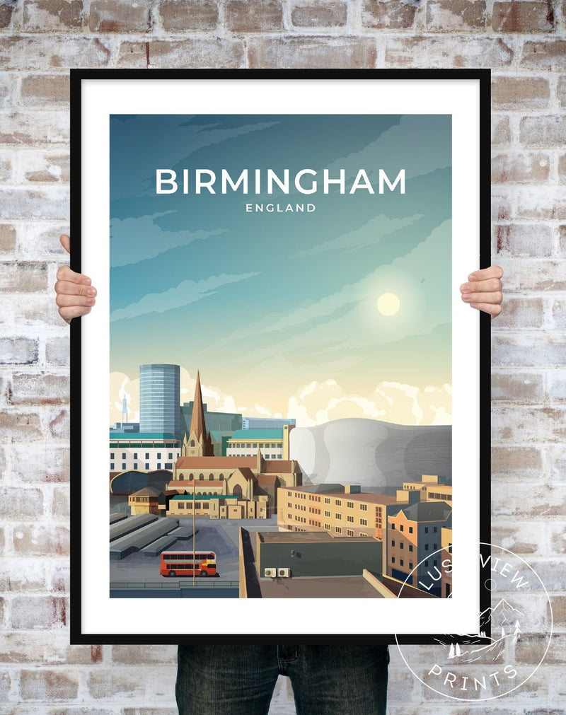 BIRMINGHAM - ENGLAND - LUSH VIEW PRINTS