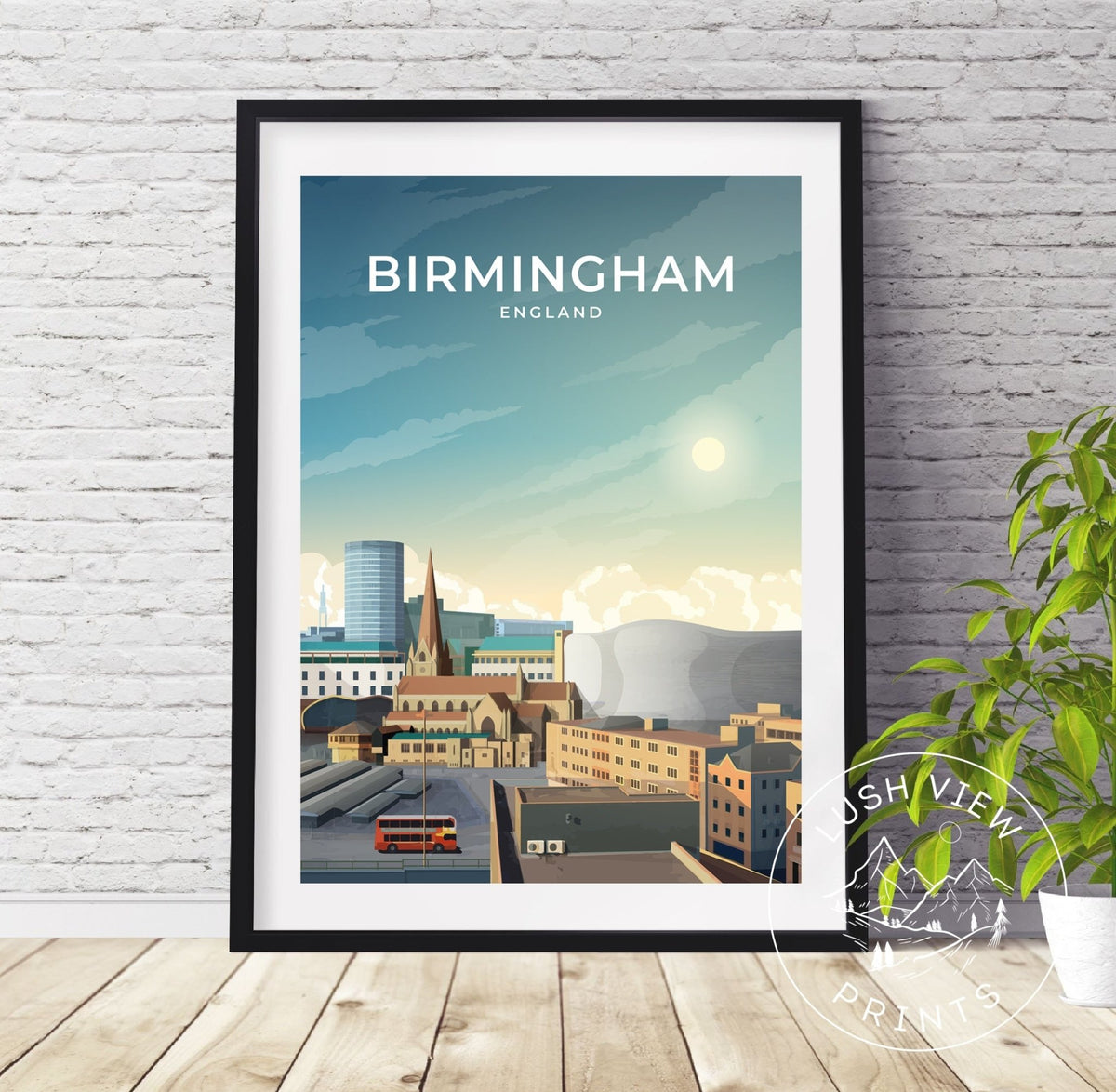 BIRMINGHAM - ENGLAND - LUSH VIEW PRINTS
