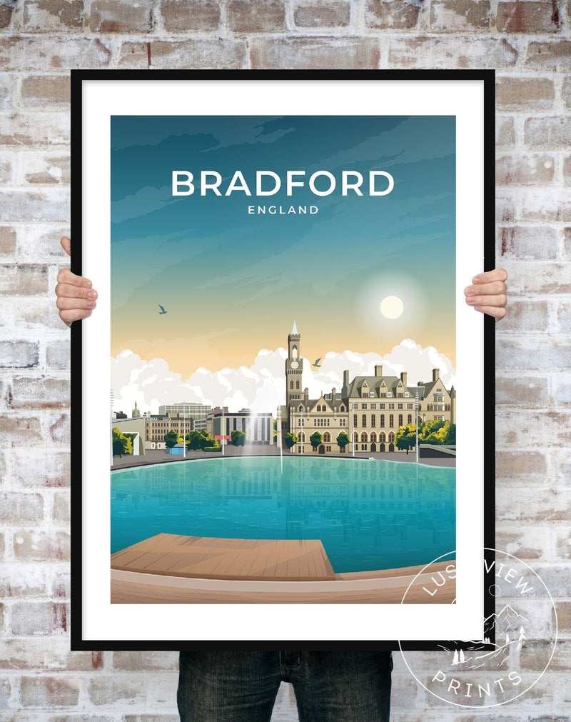 BRADFORD - ENGLAND - LUSH VIEW PRINTS