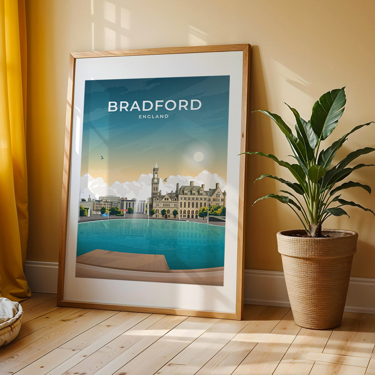 BRADFORD - ENGLAND - LUSH VIEW PRINTS