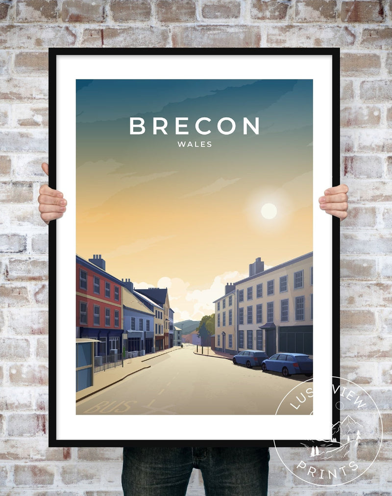 BRECON - WALES - LUSH VIEW PRINTS