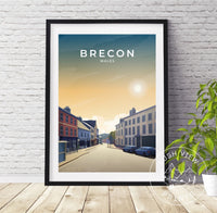 BRECON - WALES - LUSH VIEW PRINTS