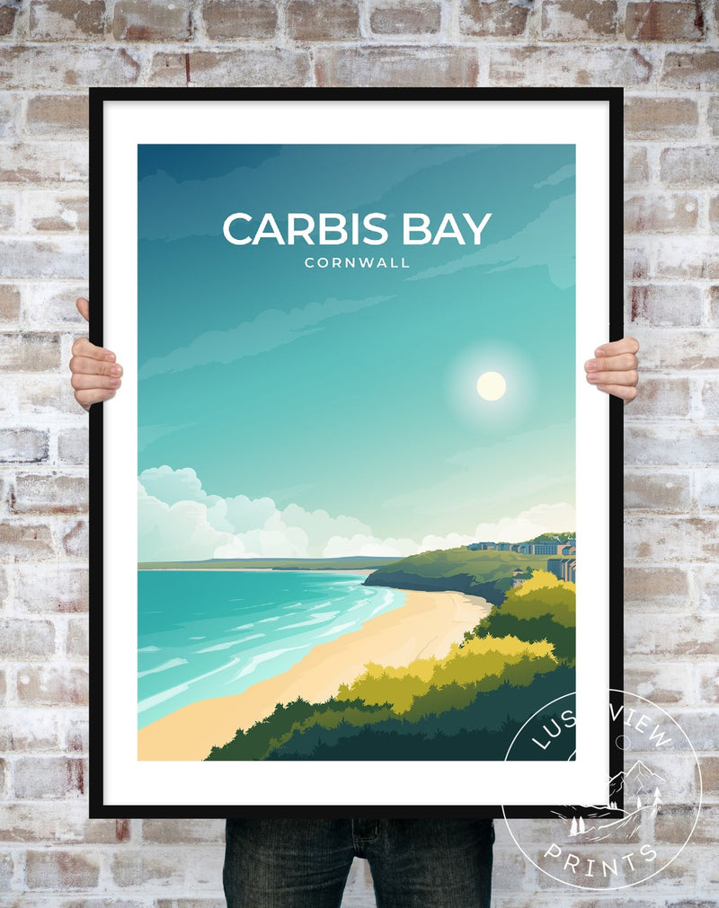 CARBIS BAY - CORNWALL - LUSH VIEW PRINTS