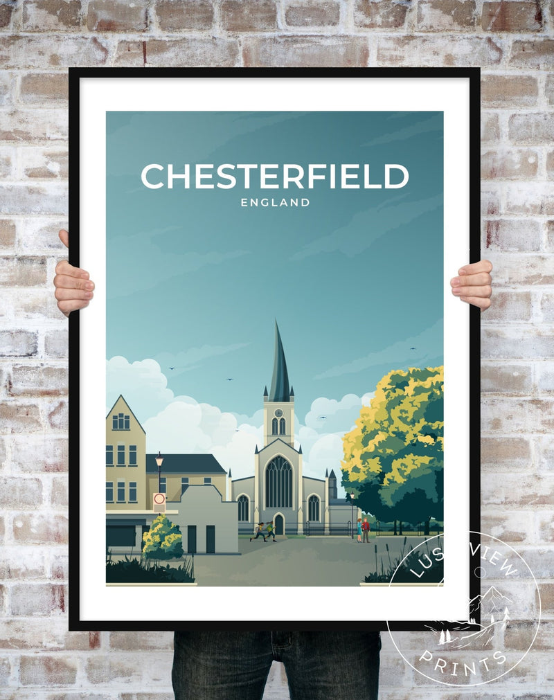 CHESTERFIELD - ENGLAND - LUSH VIEW PRINTS