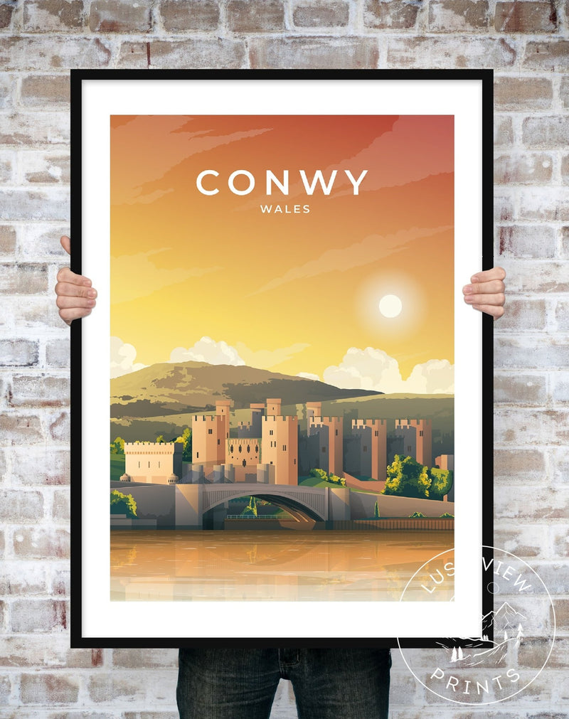 CONWY - WALES - LUSH VIEW PRINTS