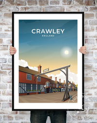 CRAWLEY - ENGLAND - LUSH VIEW PRINTS