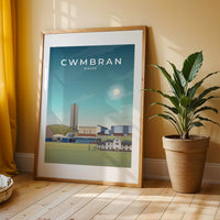 CWMBRAN - WALES - LUSH VIEW PRINTS