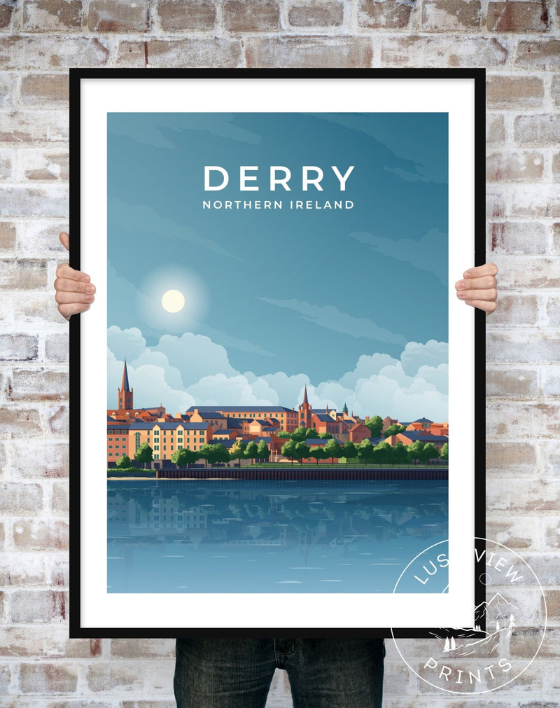 DERRY PRINT | WALL ART - LUSH VIEW PRINTS