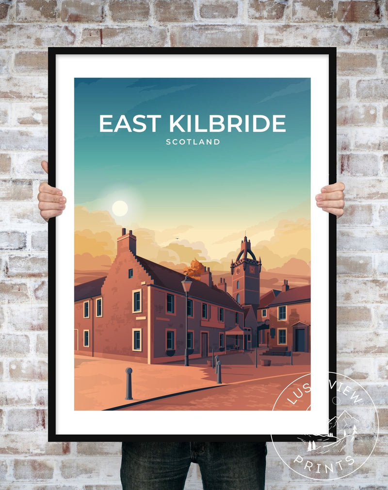 EAST KILBRIDE PRINT | WALL ART - LUSH VIEW PRINTS