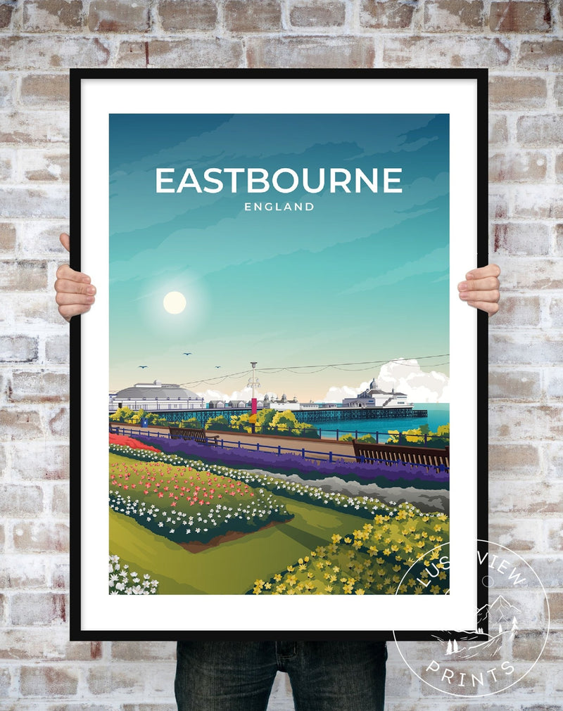 EASTBOURNE - ENGLAND - LUSH VIEW PRINTS