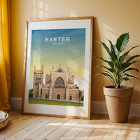 EXETER - ENGLAND - LUSH VIEW PRINTS
