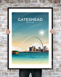 GATESHEAD - ENGLAND - LUSH VIEW PRINTS