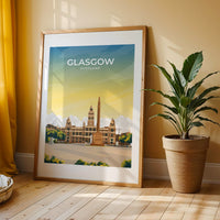 GLASGOW - SCOTLAND - LUSH VIEW PRINTS