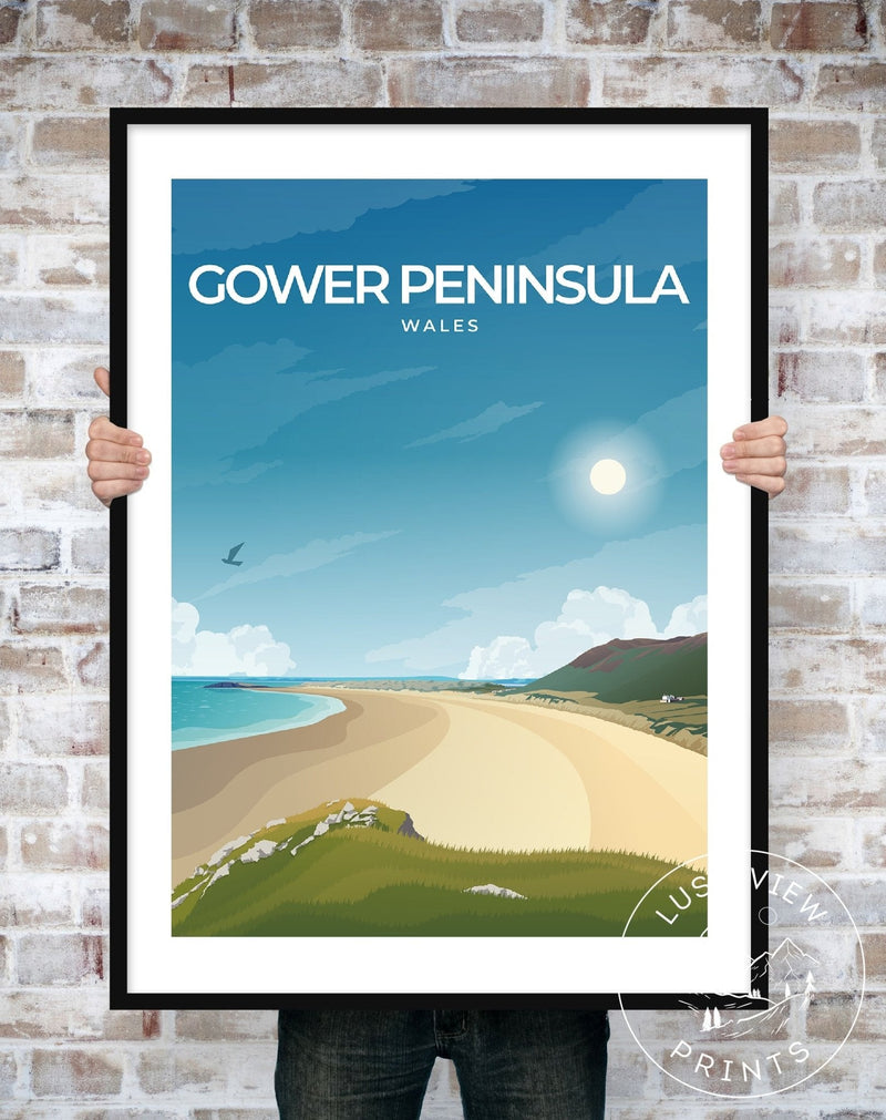 GOWER PENINSULA PRINT | WALL ART - LUSH VIEW PRINTS