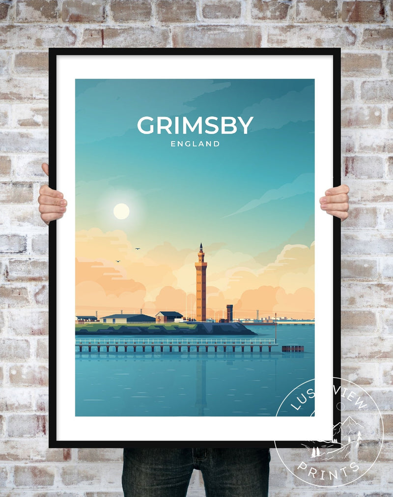 GRIMSBY - ENGLAND - LUSH VIEW PRINTS