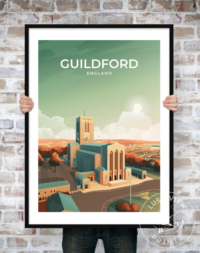 GUILDFORD PRINT | WALL ART - LUSH VIEW PRINTS