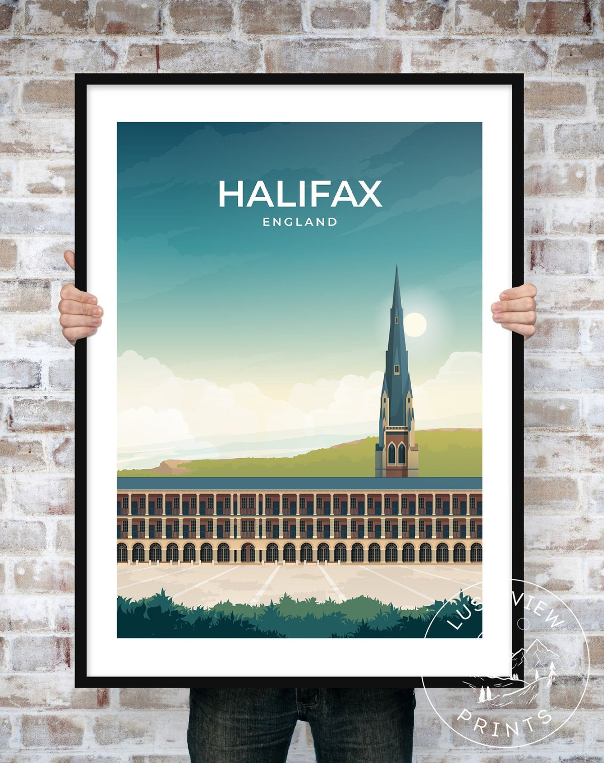 HALIFAX - ENGLAND - LUSH VIEW PRINTS