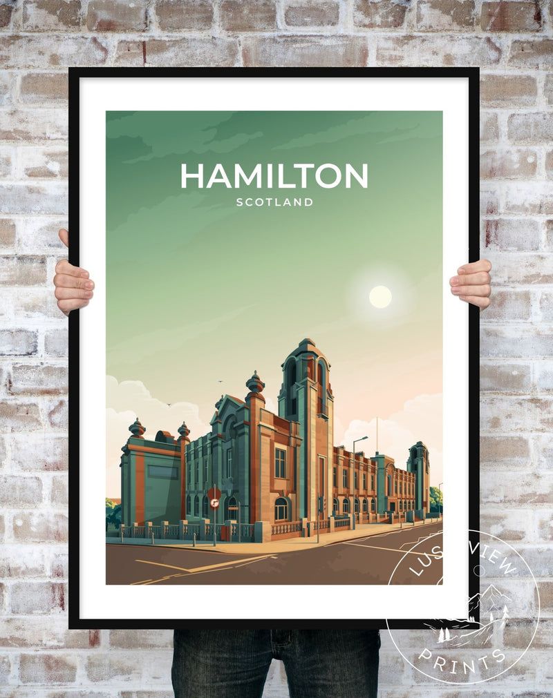 HAMILTON PRINT | WALL ART - LUSH VIEW PRINTS