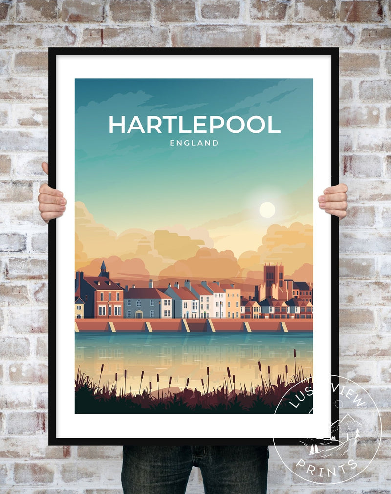 HARTLEPOOL - ENGLAND - LUSH VIEW PRINTS