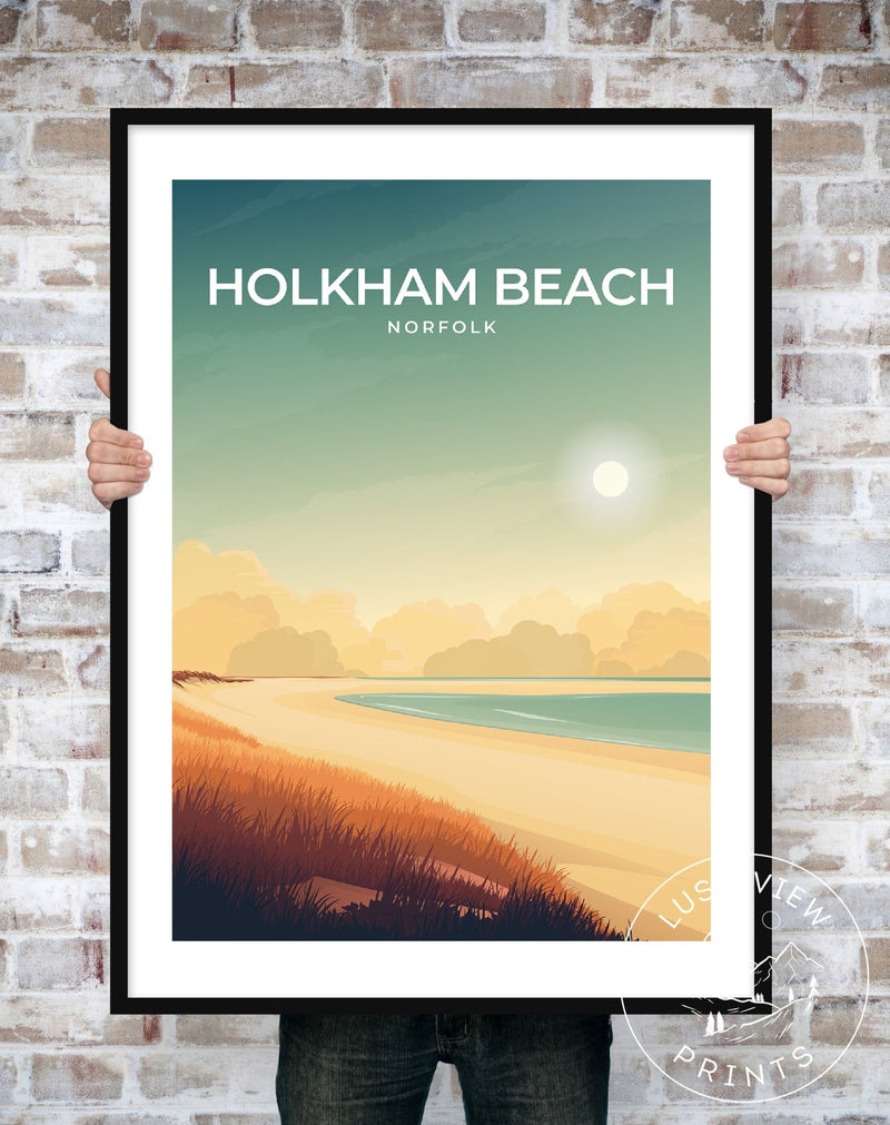 HOLKHAM BEACH - NORFOLK - LUSH VIEW PRINTS