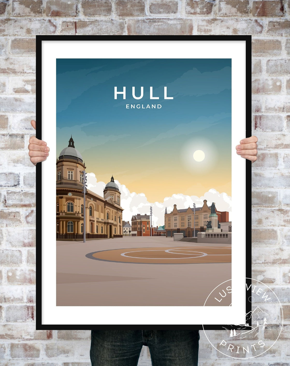 HULL - ENGLAND - LUSH VIEW PRINTS