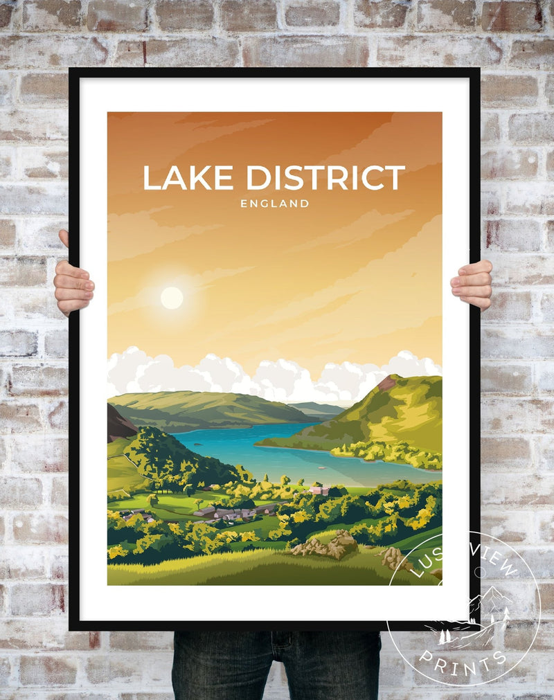 LAKE DISTRICT - ENGLAND - LUSH VIEW PRINTS