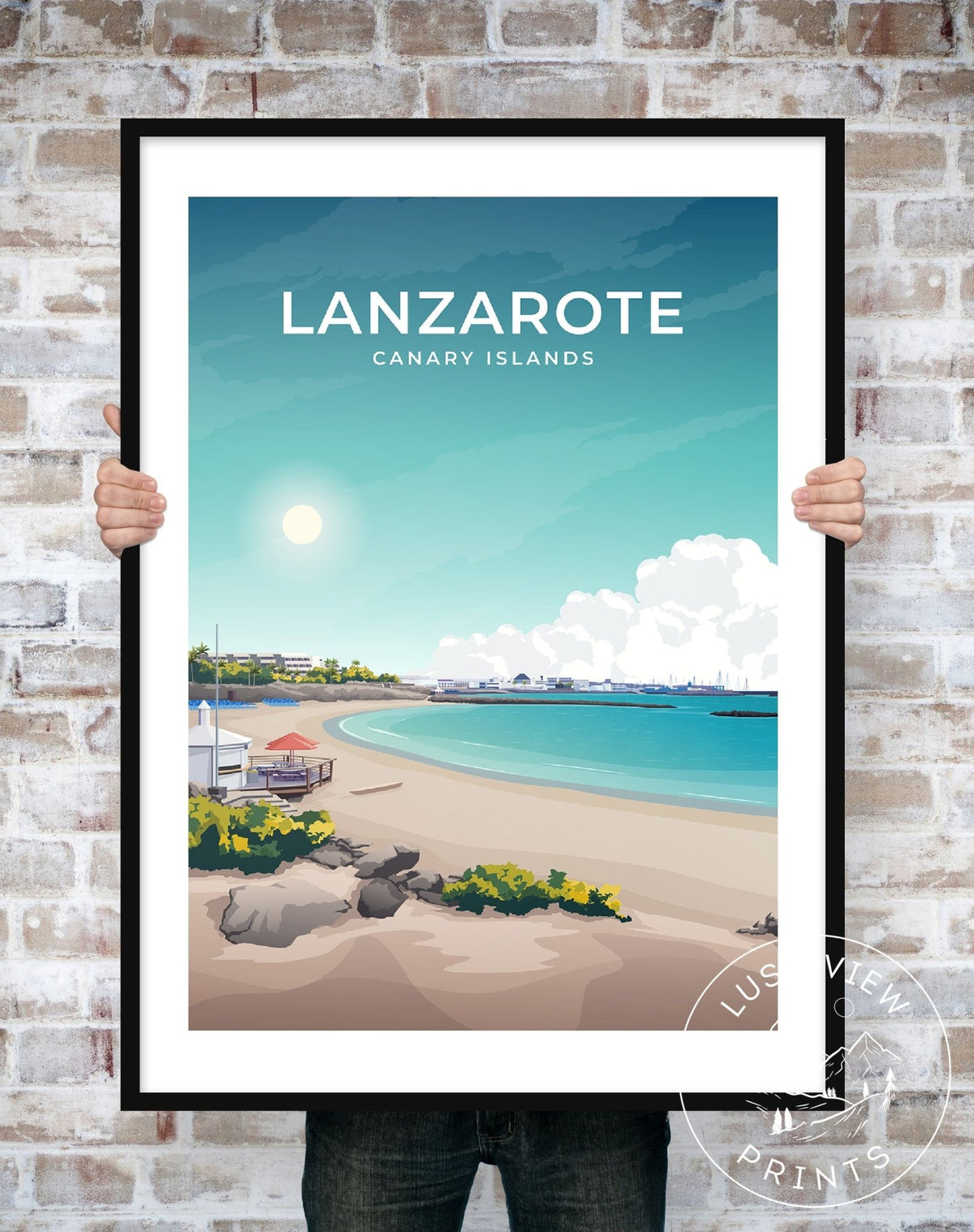 LANZAROTE - CANARY ISLANDS - LUSH VIEW PRINTS