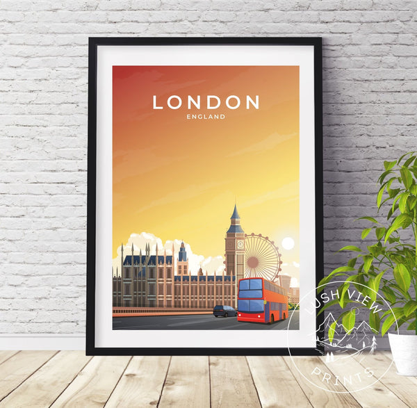 LONDON - ENGLAND - LUSH VIEW PRINTS