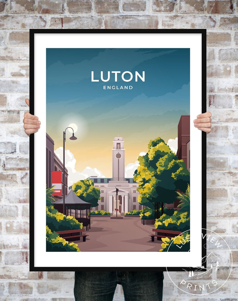 LUTON - ENGLAND - LUSH VIEW PRINTS
