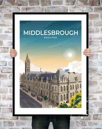 MIDDLESBROUGH - ENGLAND - LUSH VIEW PRINTS