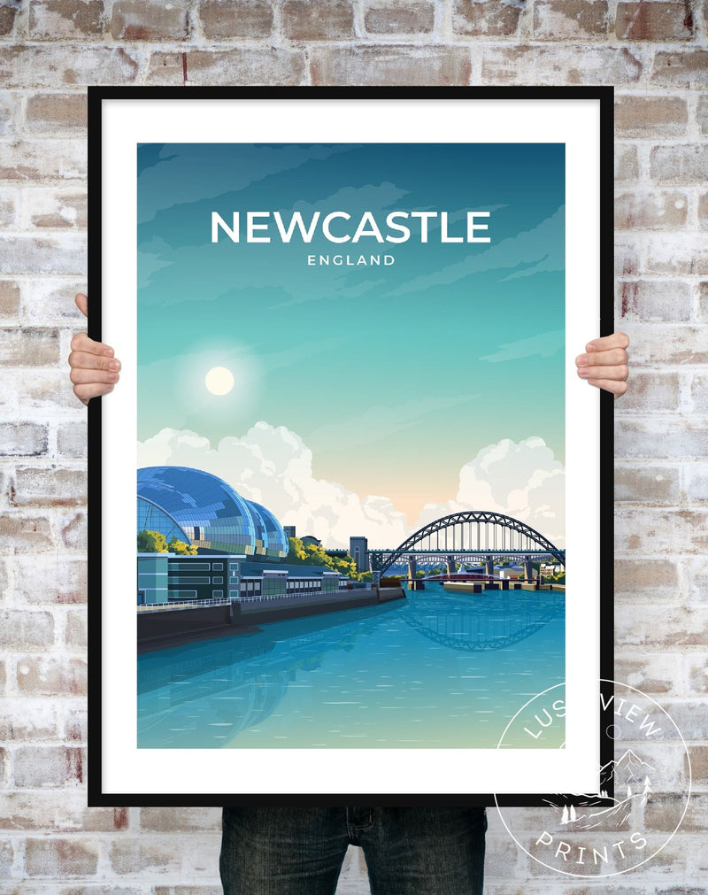 NEWCASTLE - ENGLAND - LUSH VIEW PRINTS