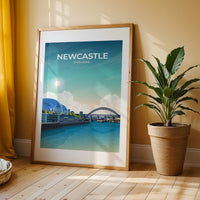 NEWCASTLE - ENGLAND - LUSH VIEW PRINTS