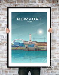 NEWPORT - WALES - LUSH VIEW PRINTS