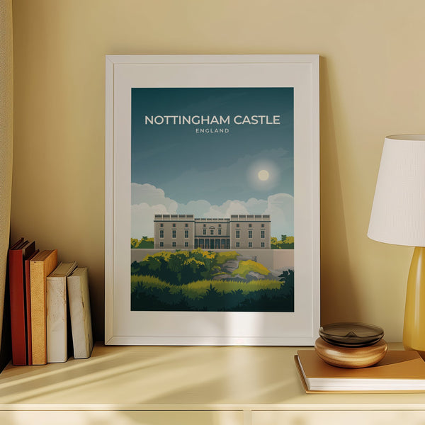 NOTTINGHAM CASTLE - ENGLAND - LUSH VIEW PRINTS