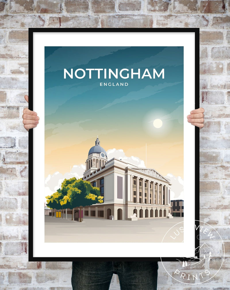 NOTTINGHAM - ENGLAND - LUSH VIEW PRINTS