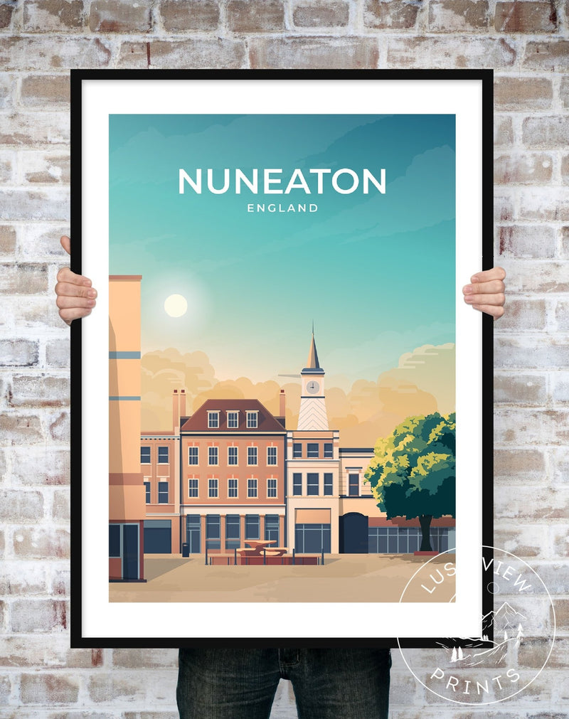 NUNEATON - ENGLAND - LUSH VIEW PRINTS