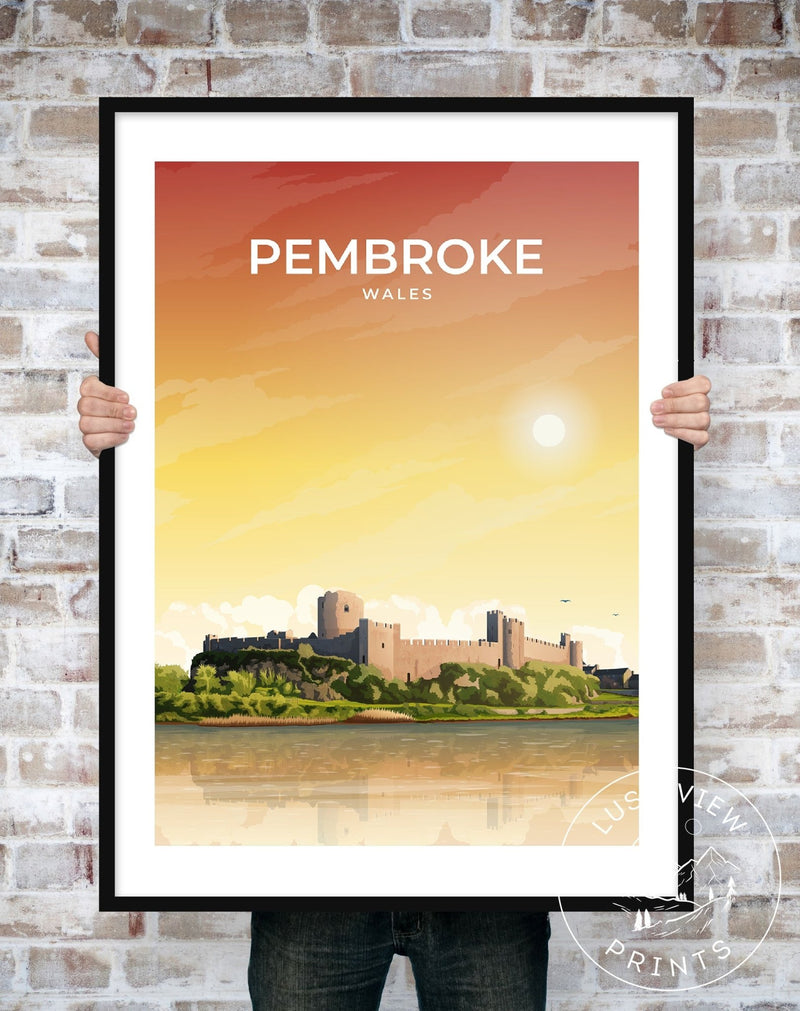 PEMBROKE - WALES - LUSH VIEW PRINTS