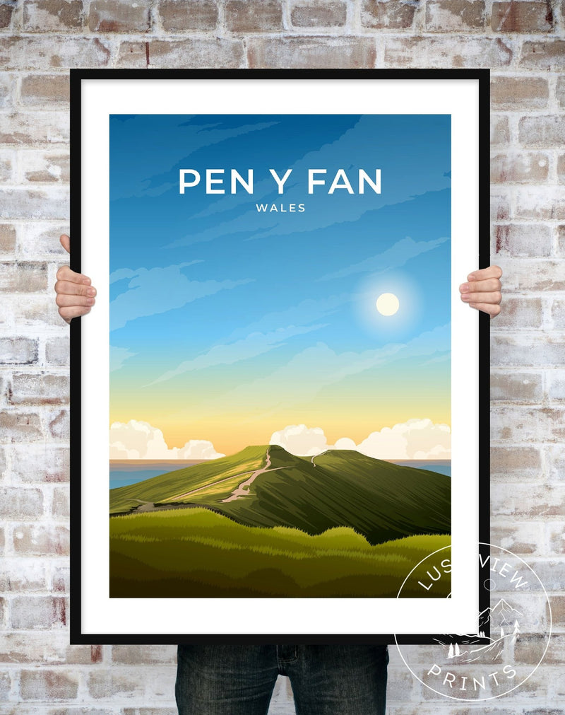 PEN Y FAN - WALES - LUSH VIEW PRINTS