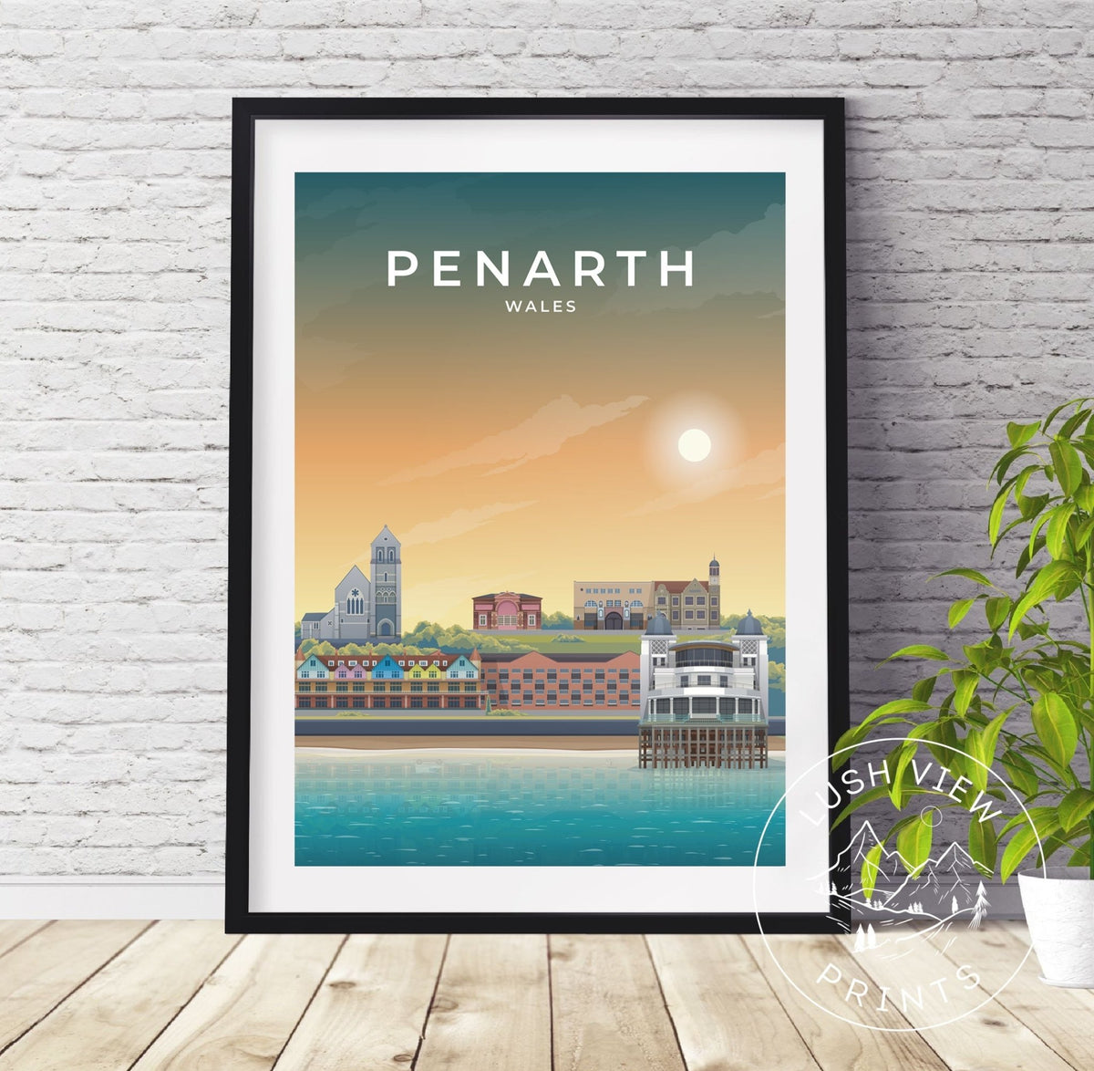 PENARTH - WALES - LUSH VIEW PRINTS