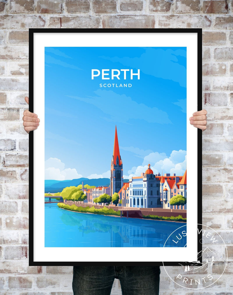 PERTH PRINT | WALL ART - LUSH VIEW PRINTS