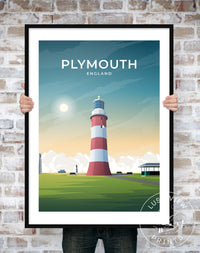 PLYMOUTH - ENGLAND - LUSH VIEW PRINTS