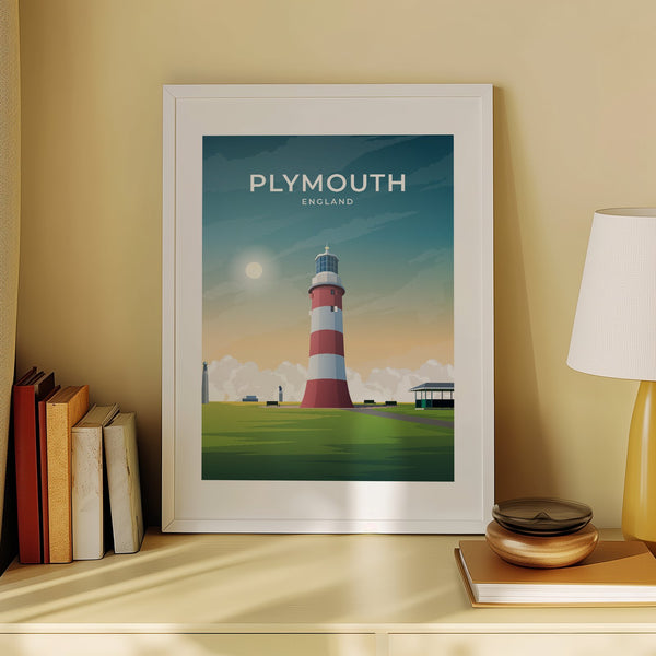 PLYMOUTH - ENGLAND - LUSH VIEW PRINTS