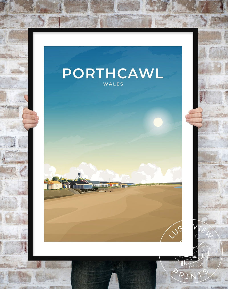 PORTHCAWL - WALES - LUSH VIEW PRINTS