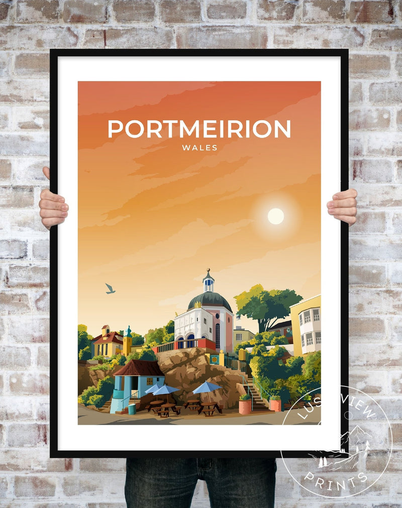 PORTMEIRION - WALES - LUSH VIEW PRINTS